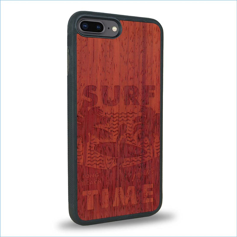 Coque iPhone 7 Plus / 8 Plus - Surf Time - Coque en bois