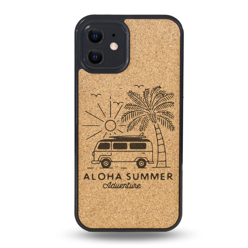 Coque iPhone - Aloha Summer - Coque en bois