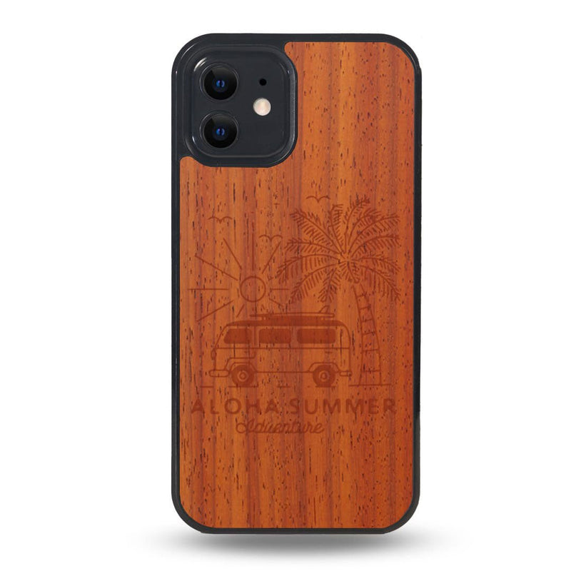 Coque iPhone - Aloha Summer - Coque en bois