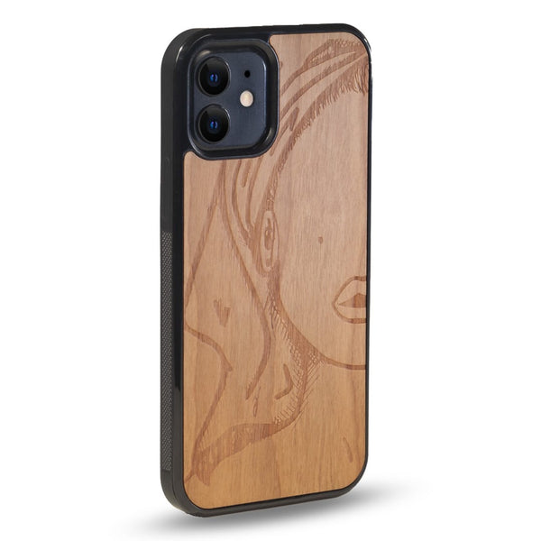 Coque Iphone - Au Féminin - Coque en bois