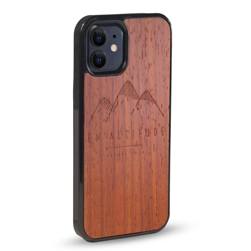 Coque Iphone - En Altitude - Coque en bois
