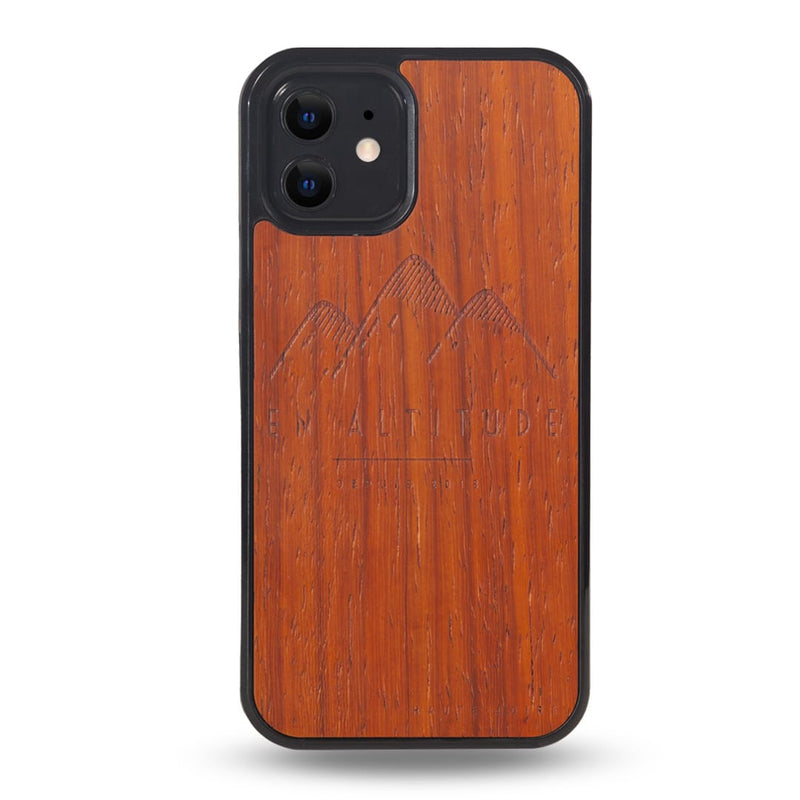 Coque Iphone - En Altitude - Coque en bois