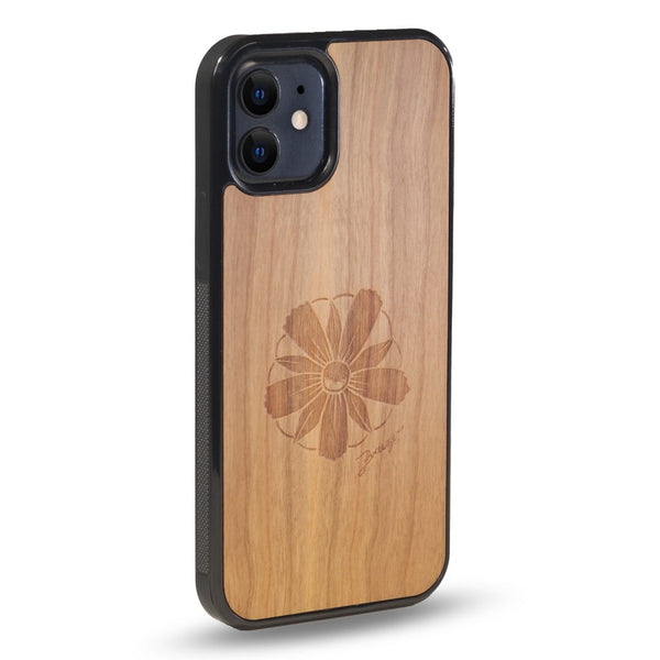 Coque Iphone - La Fleur des Montagnes - Coque en bois