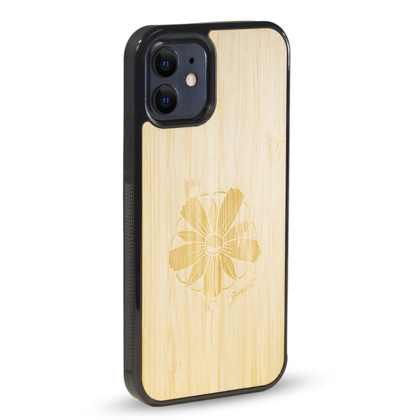 Coque Iphone - La Fleur des Montagnes - Coque en bois