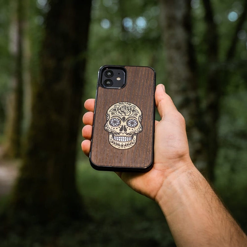 Coque Iphone - La Skull - Coque en bois