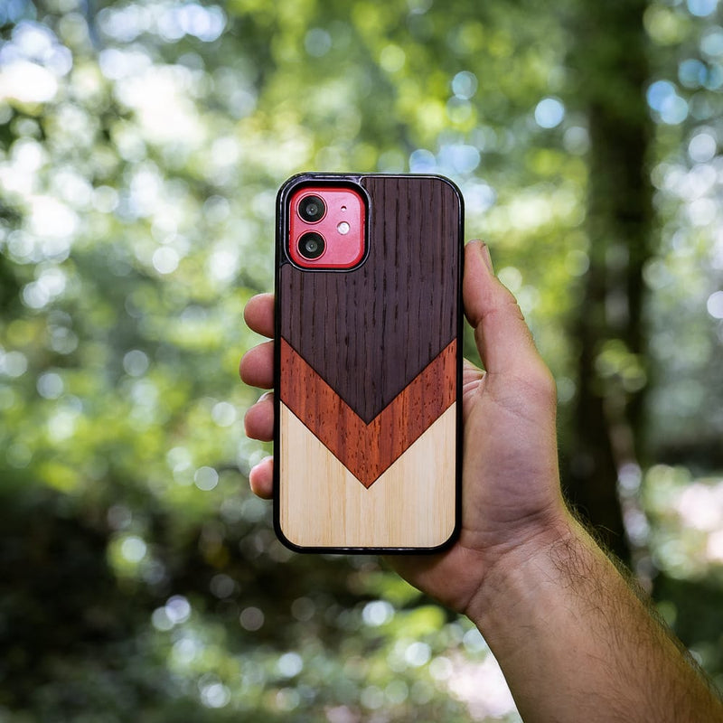 Coque Iphone - La Triade - Coque en bois