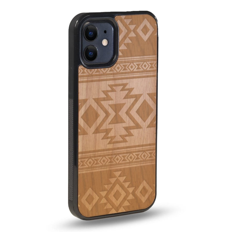 Coque Iphone - L'aztec - Coque en bois