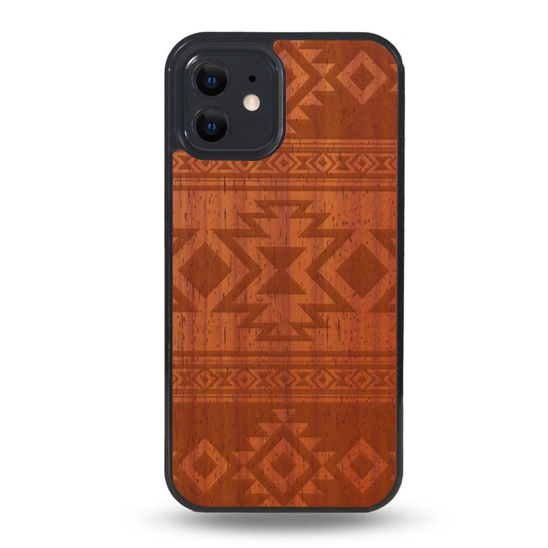 Coque Iphone - L'aztec - Coque en bois