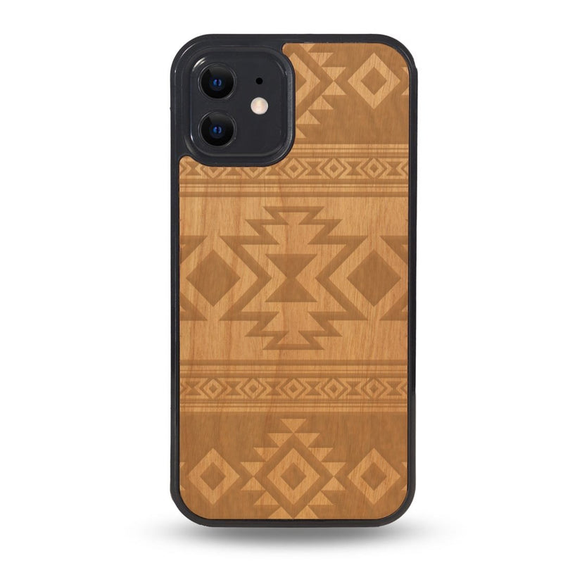 Coque Iphone - L'aztec - Coque en bois