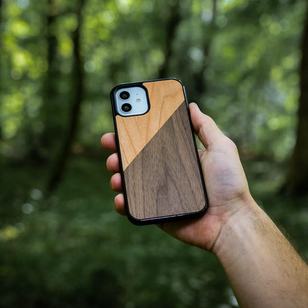 Coque Iphone - Le Duo - Coque en bois