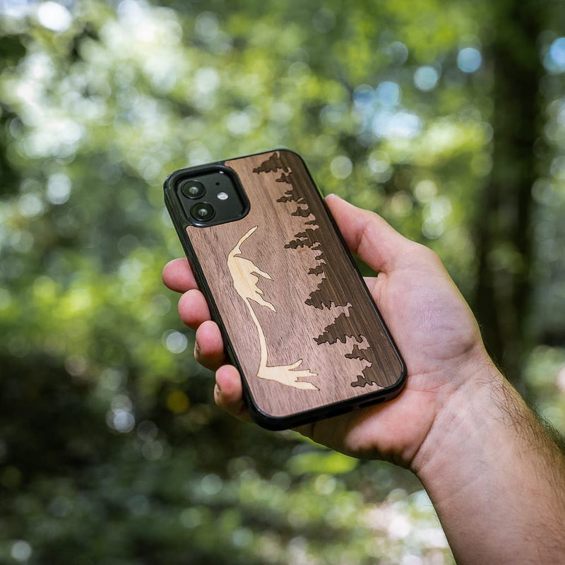 Coque Iphone - Le Mont Mézenc - Coque en bois