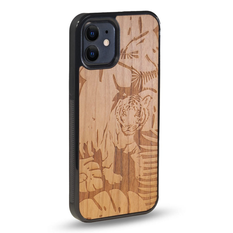 Coque Iphone - Le Tigre - Coque en bois