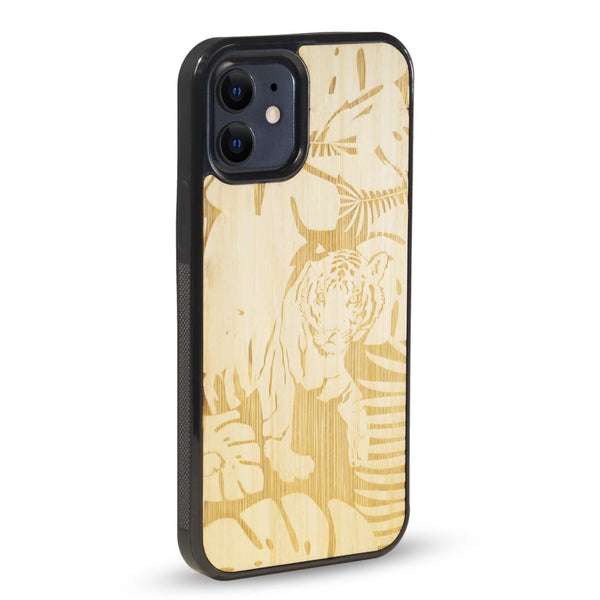 Coque Iphone - Le Tigre - Coque en bois