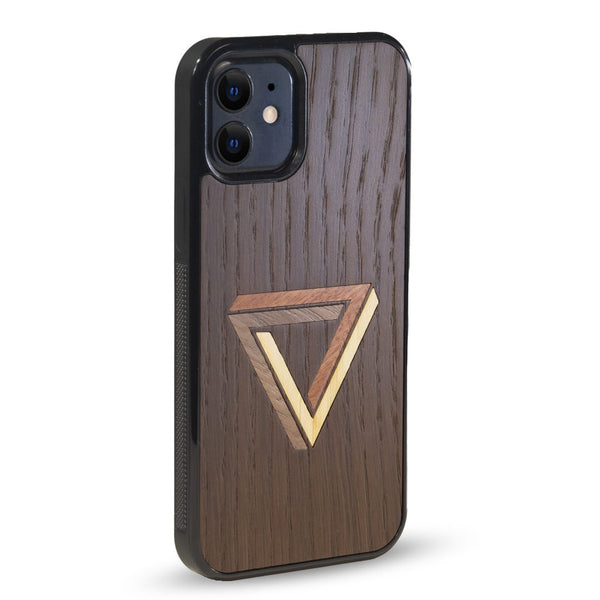 Coque Iphone - Le Triangle - Coque en bois