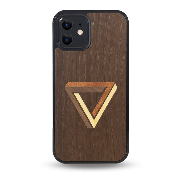 Coque Iphone - Le Triangle - Coque en bois