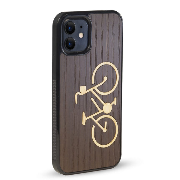 Coque Iphone - Le Vélo - Coque en bois