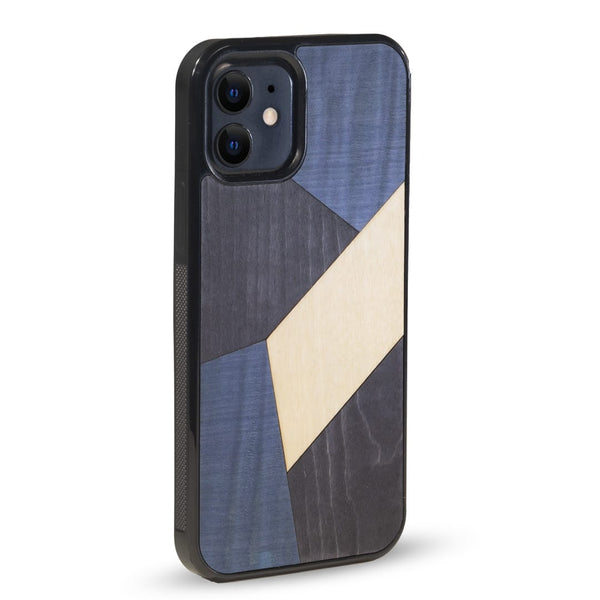 Coque Iphone - L'Eclat Bleu - Coque en bois