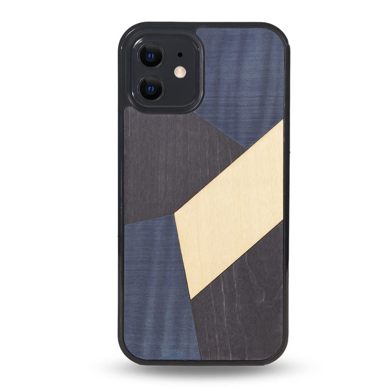 Coque Iphone - L'Eclat Bleu - Coque en bois