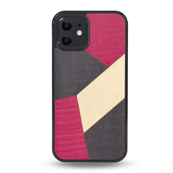 Coque Iphone - L'Eclat Rose - Coque en bois