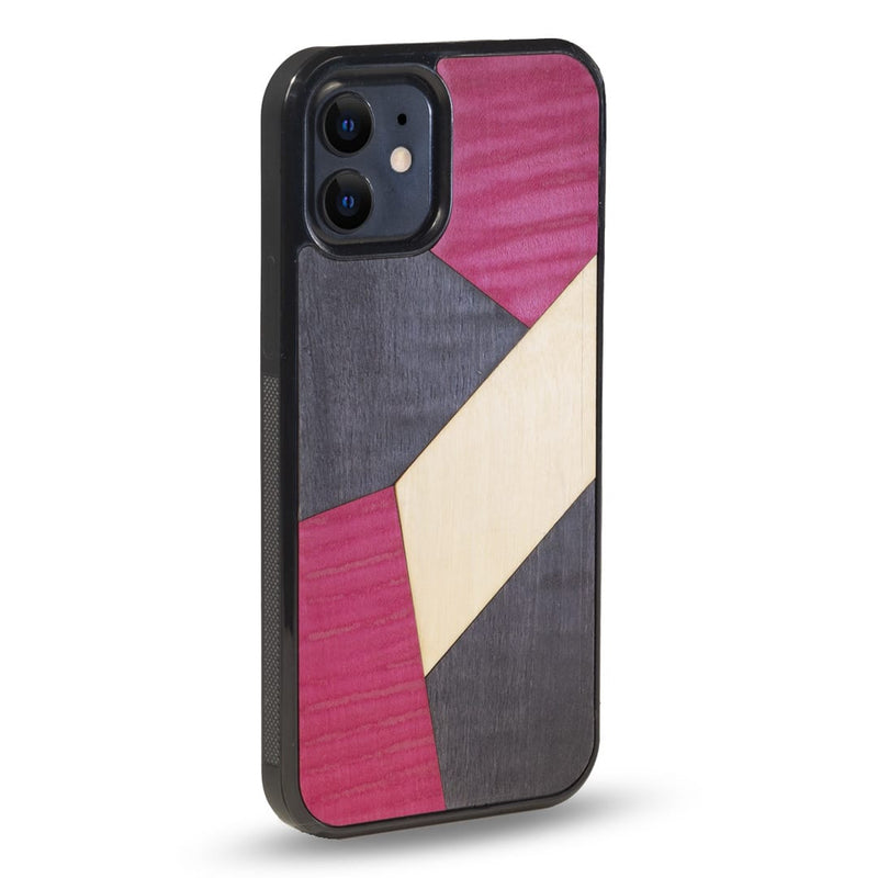 Coque Iphone - L'Eclat Rose - Coque en bois