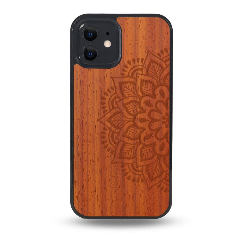 Coque Iphone - Mandala Sanskrit - Coque en bois