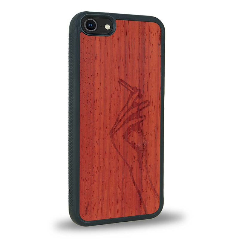 Coque iPhone SE 2016 - La Garçonne - Coque en bois