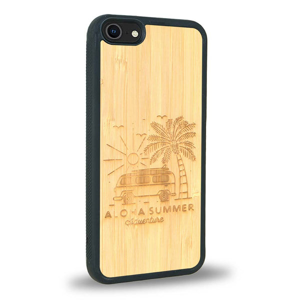Coque iPhone SE 2020 - Aloha Summer - Coque en bois