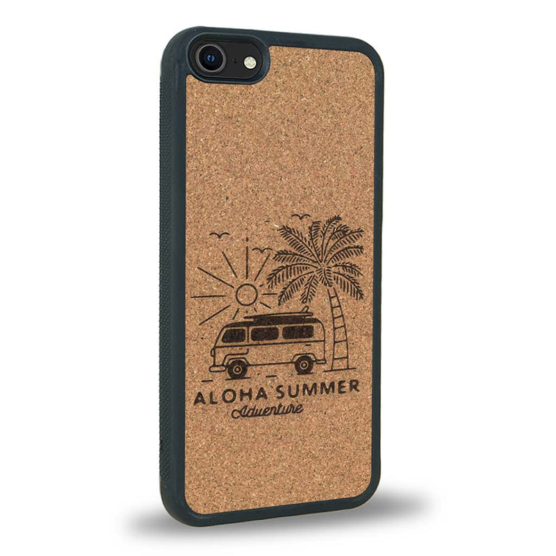 Coque iPhone SE 2020 - Aloha Summer - Coque en bois