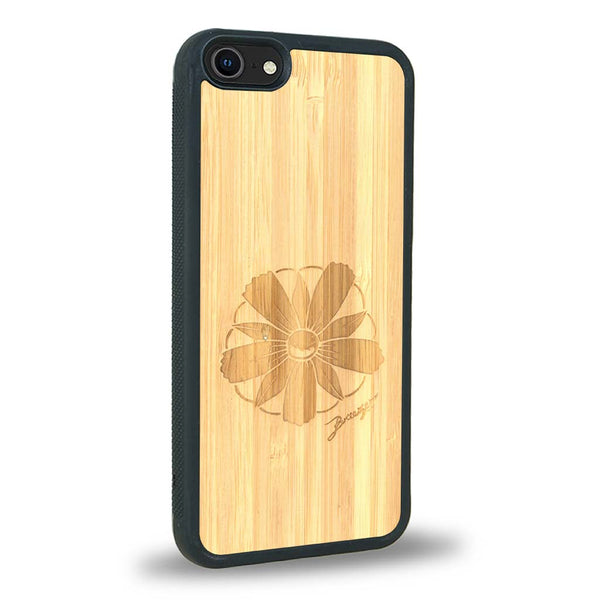 Coque iPhone SE 2020 - La Fleur des Montagnes - Coque en bois