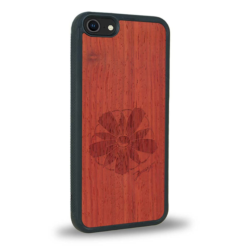 Coque iPhone SE 2020 - La Fleur des Montagnes - Coque en bois