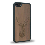 Coque iPhone SE 2020 - Le Cerf - Coque en bois