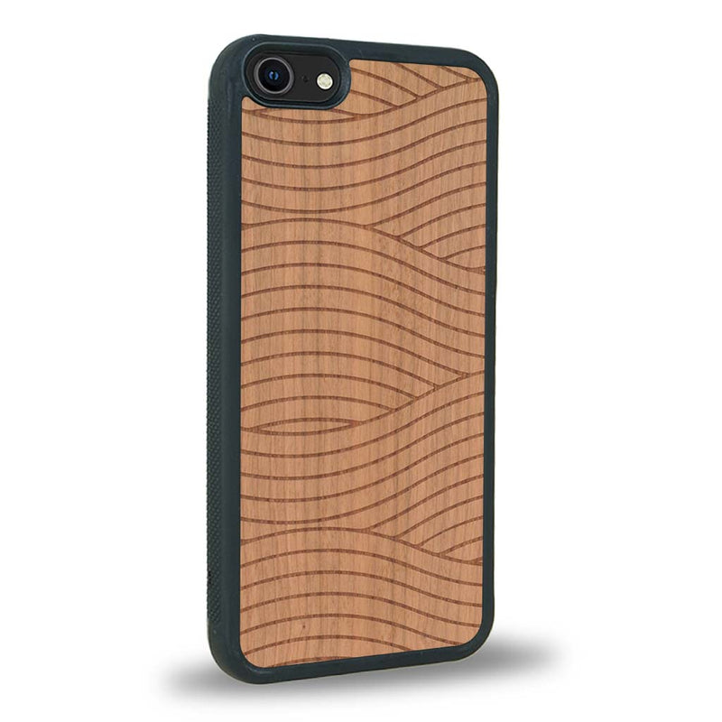 Coque iPhone SE 2020 - Le Wavy Style - Coque en bois