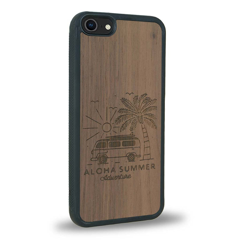 Coque iPhone SE 2022 - Aloha Summer - Coque en bois