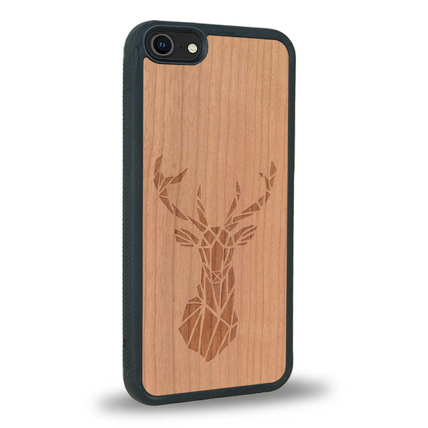 Coque iPhone SE 2022 - Le Cerf - Coque en bois