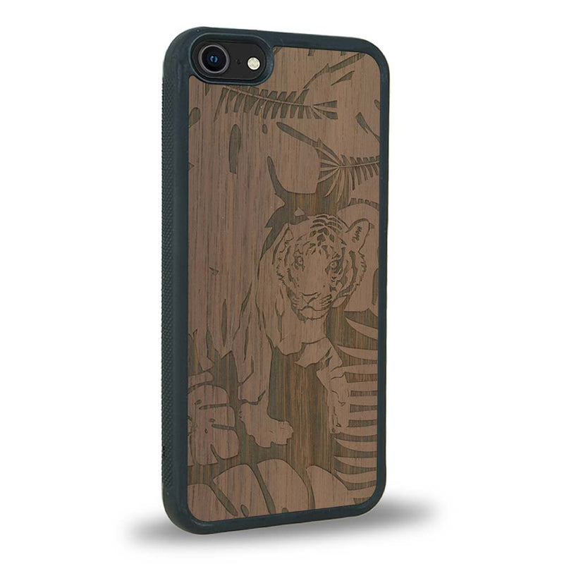 Coque iPhone SE 2022 - Le Tigre - Coque en bois