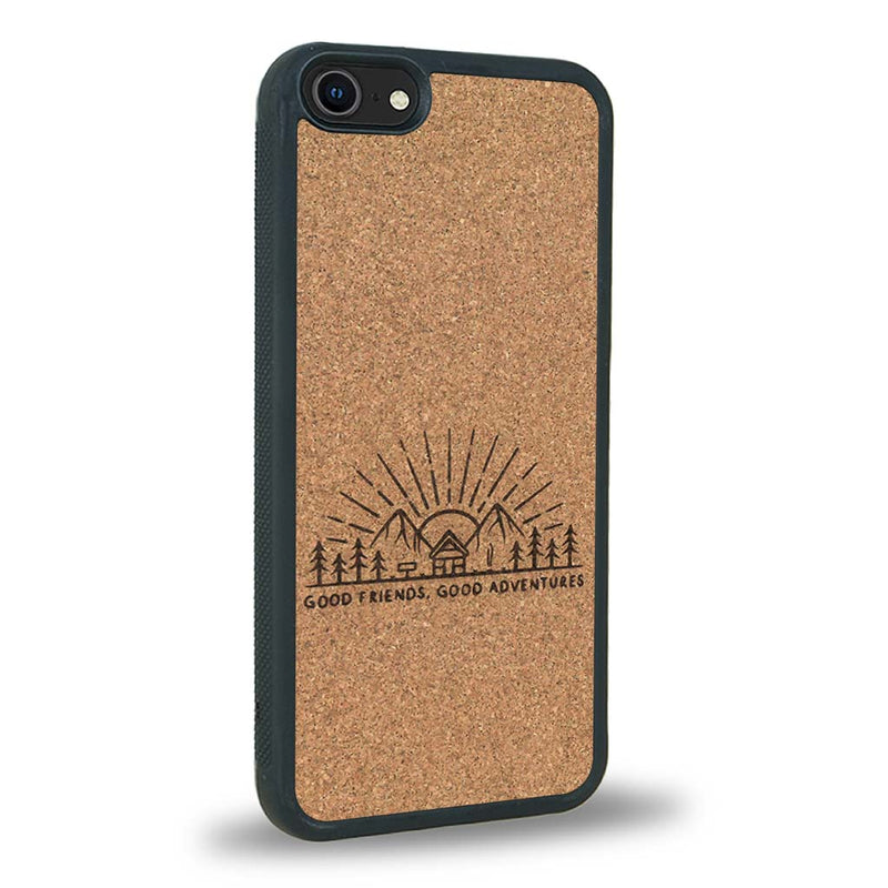 Coque iPhone SE 2022 - Sunset Lovers - Coque en bois