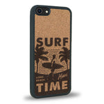 Coque iPhone SE 2022 - Surf Time - Coque en bois