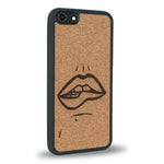 Coque iPhone SE 2022 - The Kiss - Coque en bois