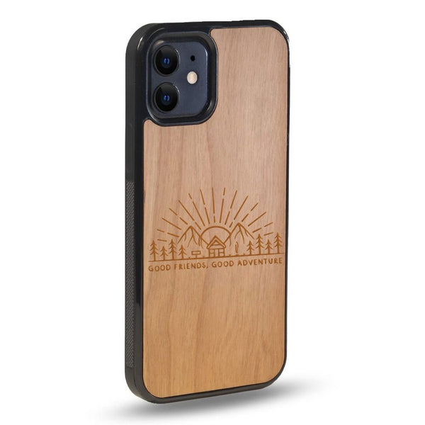 Coque iPhone - Sunset Lovers - Coque en bois