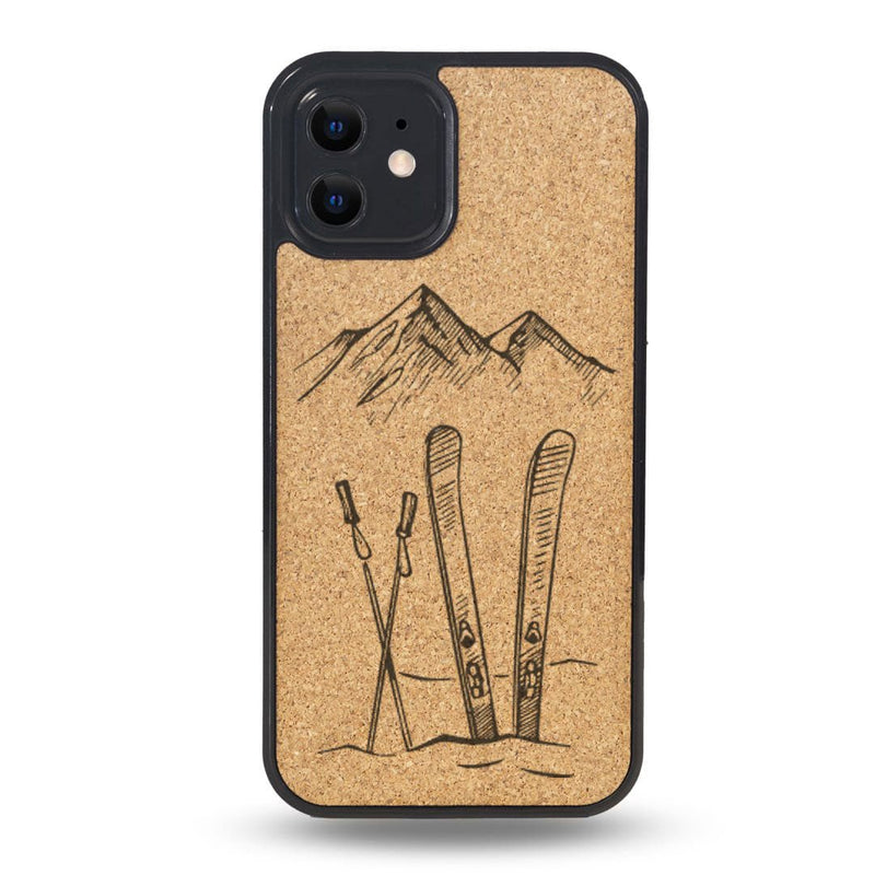 Coque iPhone - Winter Holliday - Coque en bois