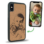 Coque iPhone X - La Personnalisable - Coque en bois