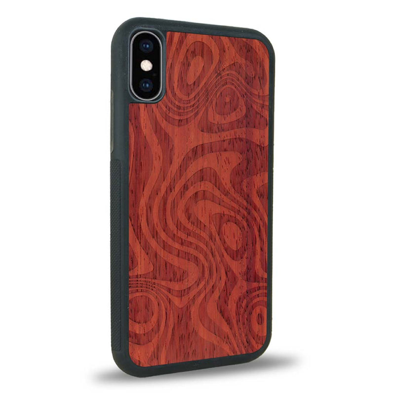 Coque iPhone X - L'Abstract - Coque en bois