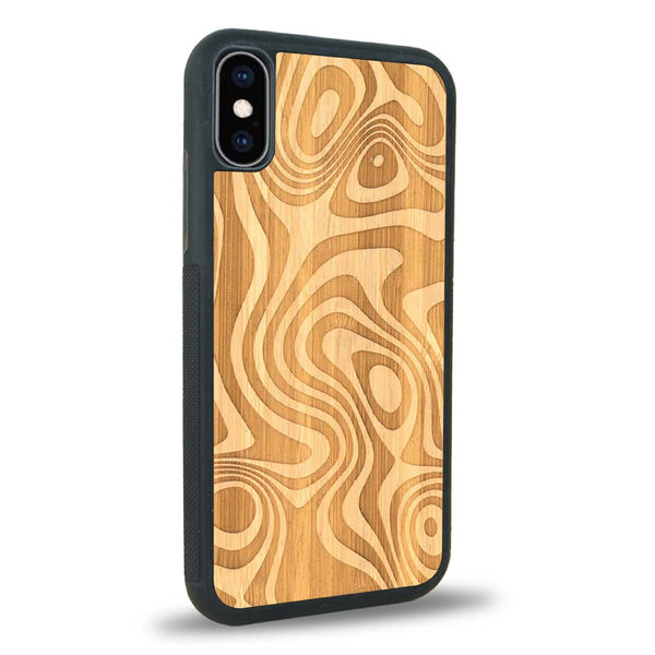 Coque iPhone X - L'Abstract - Coque en bois