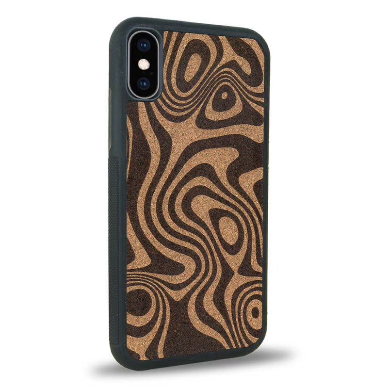 Coque iPhone X - L'Abstract - Coque en bois