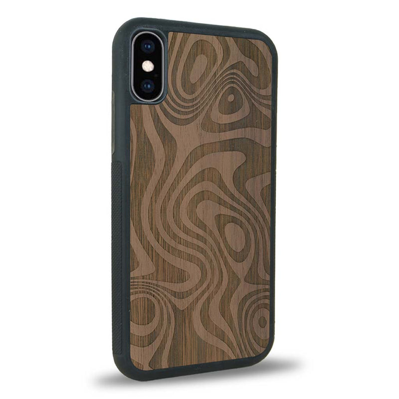 Coque iPhone X - L'Abstract - Coque en bois