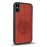 Coque iPhone X - L'Arbre de Vie - Coque en bois