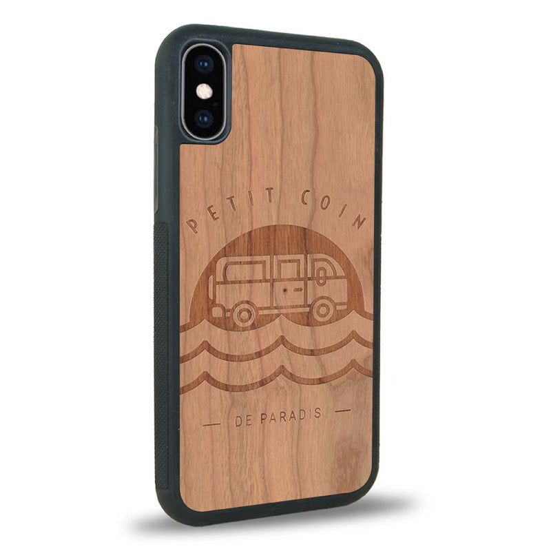 Coque iPhone X - Le Petit Coin de Paradis - Coque en bois