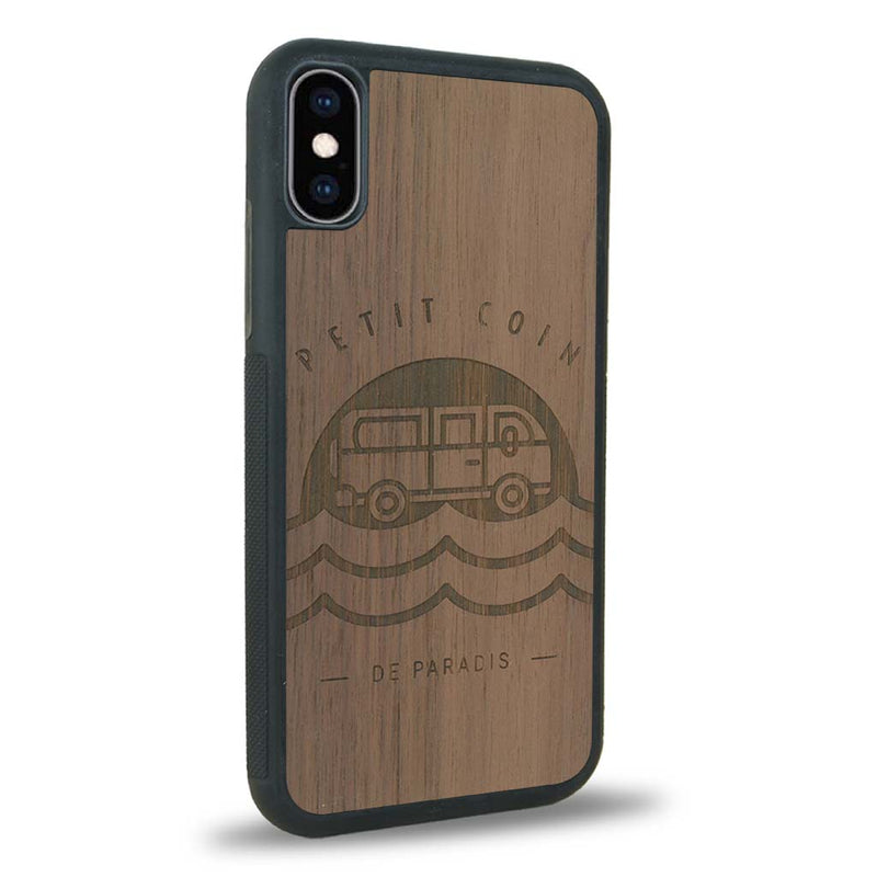 Coque iPhone X - Le Petit Coin de Paradis - Coque en bois