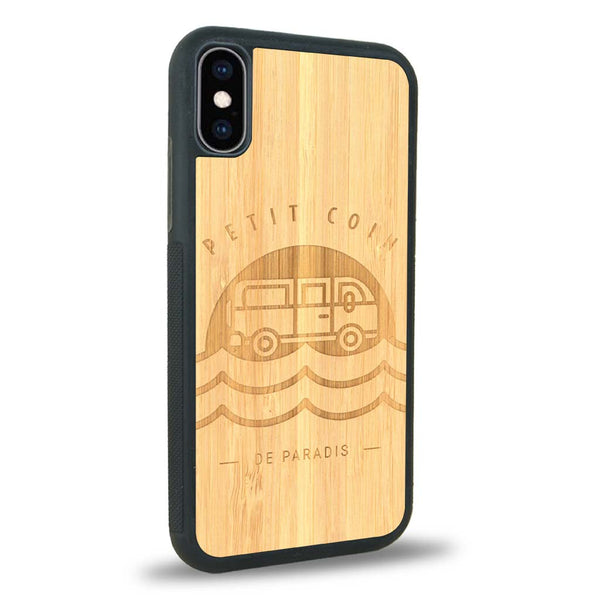 Coque iPhone X - Le Petit Coin de Paradis - Coque en bois