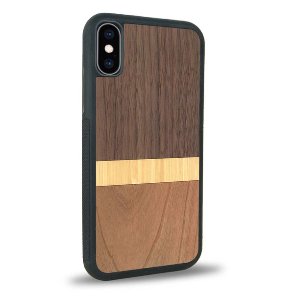 Coque iPhone X - L'Horizon - Coque en bois